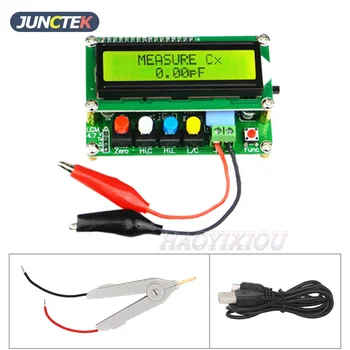 JUNTEK New LC-100A Digital L/C Метър Тестер индуктивност и капацитет в диапазона от 0,01 pf до 10 icf LCD дисплей