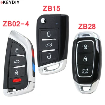 KEYDIY Универсален Смарт ключ ZB02-4 + ZB15 + ZB28 за KD-X2 KD900 Mini KD Автомобилен Ключ за дистанционно управление на Интересите на над 2000 модели
