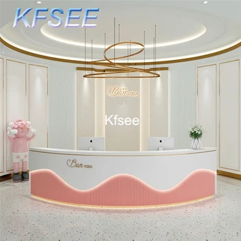 Kfsee 1 бр. в комплект маса за приемане на гости с морска вълна 160*60*100 см