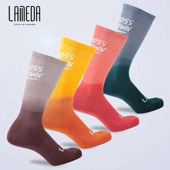 LAMEDA Професионални велосипедни чорапи мъжки и женски МТБ пътни велосипедни чорапи за джогинг, баскетбол, футбол, туризъм, спортни чорапи на открито