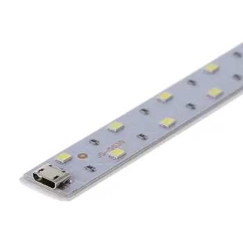 Led лента USB печатни платки, захранващ Кабел, Преносим Гъвкав Бяло 6000 К, Фотография, Селфи, Осветление за фото студио
