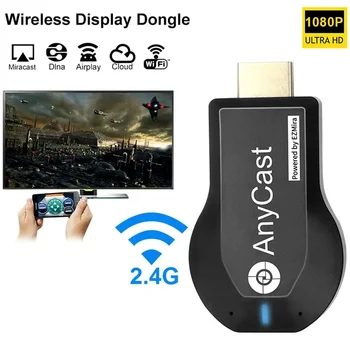 M2 Plus Miracast TV Stick адаптер Wifi Огледален дисплей на приемника Dongle Chromecast Wireless 1080p за ios и Android