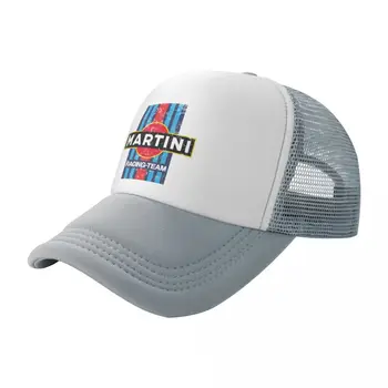 Martini Racing Ретро бейзболна шапка с pom-помераните, Плажна шапка за татко, бейзболна шапка за мъже и жени