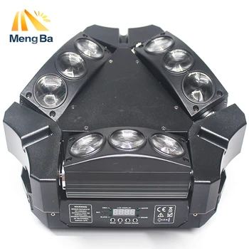 MengBa MINI LED 9x10W Spider Light CREE Led RGBW MX С лампа Spider Moving Head light сватбена/коледна лампа за парти на открито