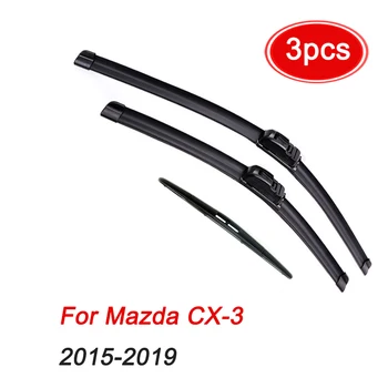 MIDOON Чистачките Отпред и отзад Набор от Четки Чистачки Комплект За Mazda CX-3 CX3 2015-2019 на Предното Стъкло, Предното Стъкло, Задното Стъкло 22 