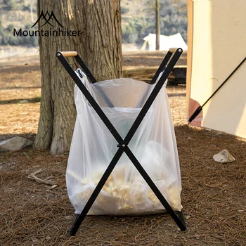 Mountainhiker Открит Къмпинг Сгъваем Портативен Кофата за рафтове за съхранение Стойка за съхранение чанти Проста закачалка