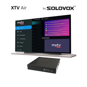 MytvOnline XTV Air Android 11 Smart Xtream StalkerID Декодер От SOLOVOX С Подкрепата на WiFi5 БТ Mytv Online S905W2 SuperTV AV1 IP Box