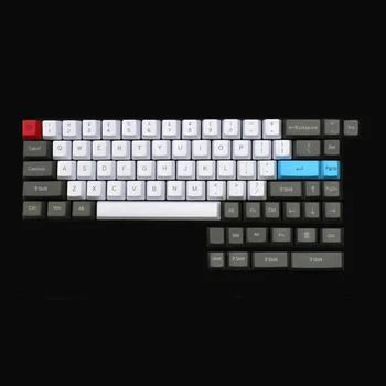 OEM Капачки за комбинации PBT Бяло, синьо, тъмно сив цвят за превключватели Cherry MX на механични клавиатури Tada68, XD60, XD64, GK64, GH60, DZ60, FC660