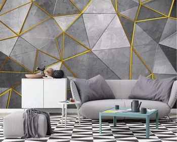papel de parede Тапети за декориране на дома стенопис в скандинавски стил и модерен абстрактен геометричен ТЕЛЕВИЗИЯ фон на стените, 3d тапети