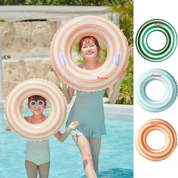ROOXIN Kid Swim Ring Гаф Надуваема играчка Пръстен за плуване, Шнорхел за деца и възрастни кръг за плуване Обзавеждане за игри във водата в басейна
