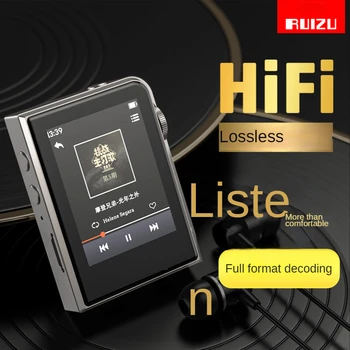 RUIZU A58 HD Мини Спортен MP3 плейър Без Загуба С 2,0-Инчов Телевизор, Hifi MP3 Музикален Плейър Поддържа 128G TF Карта / DSD25