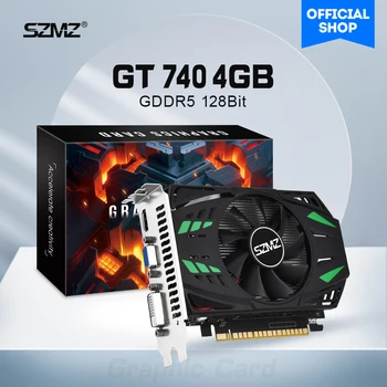 SZMZ графична карта GeForce GT 740 4 GB 2 GB, 1 GB видео карта GT740 Дисплейная карта
