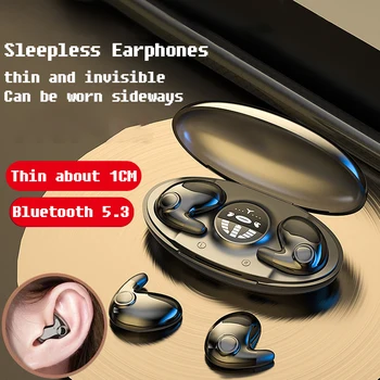 TWS Безжични Слушалки Bluetooth 5.3 Слушалки Невидими Слушалки С Микрофон Слушалки за Разговори HD HIFI Музикален Слушалка Спортен Водоустойчив