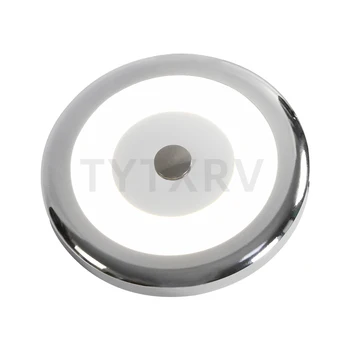TYTXRV, благородна 12/24, кръгла натурална бяла Ультратонкая led лампа с купол