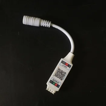 Wifi mini RGB Bluetooth контролер DC 5V 12V 24V Мини музикален Bluetooth контролер, светлинна лента, контролер за RGB RGBW led лента