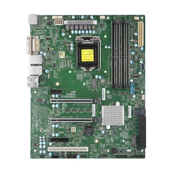 X11SCA за дънната платка работна станция Supermicro LGA-1151 DDR4 8/9-то поколение Core i3/i5/i7/i9 Xeon E-2100/E-2200 серия PCI-E 3.0