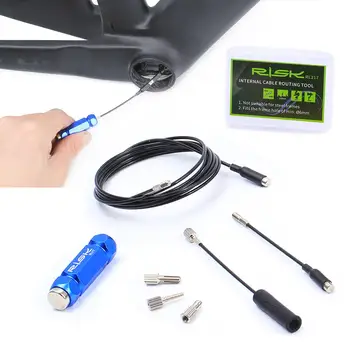 YFASHION Инструмент за полагане на вътрешен кабел под наем с магнит Вътрешна употреба кабел за рамката на велосипеда Хидравличен въжето