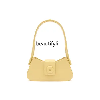 zq Висококачествена чанта от френската кожата на подмишниците, преносима чанта през рамо