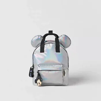 Абсолютно нови чанти на два рамо за момчета и момичета, всеки ден на модерни училищни чанти със собствени анимационни герои, детски обикновена раница с Мики Маус