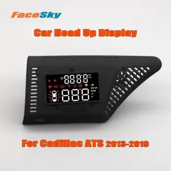 Авто централен дисплей FaceSky за Cadillac ATS ATS-L/ATS-V 2013-2019, автомобилни аксесоари, HUD, проекторът на предното стъкло с изглед отпред