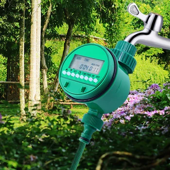Автоматичен Електронен LCD дисплей, Домашен Електромагнитен клапан, таймер за подаване на вода, Таймер за поливане на градински растения, Система за контрол на напояване таймер