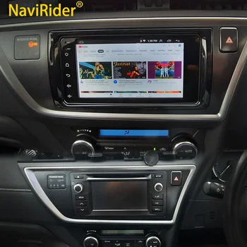Автомобилен GPS навигатор Carplay Android с екран БТ за Toyota Auris 2013 2014 2015, автомагнитола, аудио, стерео уредба, мултимедиен плеър, главното устройство