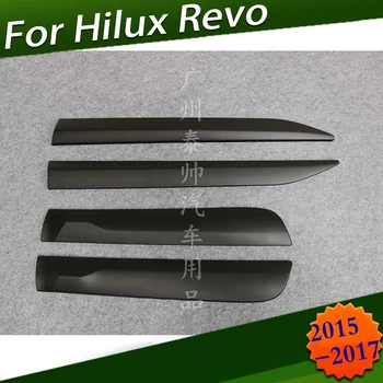 Автомобилни аксесоари, ABS Инжекционный черен страничен формоване комплекти за Toyota Hilux Revo Роко 2016-2019