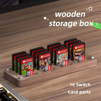 Аксесоари за игри Преносим калъф Кутия за карти игра за NS Switch Калъф за патрон за Nintendo Switch кутия за OLED-карти