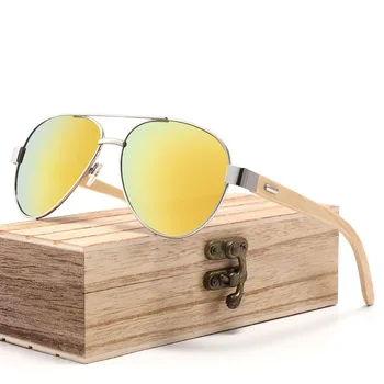 Бамбукови слънчеви очила, мъжки дървени слънчеви очила, жена марка Log UV400 Oculos De Sol, мъжки тенденция слънчеви очила