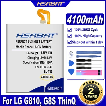 Батерия HSABAT BL-T43 4100 mah батерии за LG G810, G8S ThinQ, G8S ThinQ Global, LMG810EA, LMG810EAW, LM-G810EAW