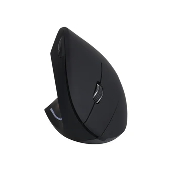 Безжична вертикална мишката 2.4 G за лявата ръка, USB Ергономична оптична мишка за лява ръка с висока точност на регулиране на 800/1200/1600 dpi