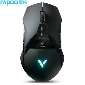 Безжична двухрежимная компютърна игрална мишката Rapoo VT950S с RGB-задно осветяване, OLED-дисплей/16000 точки на инч/сензор PMW3389, подходящ както за офис, така и за игри