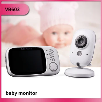 Безжична клон на продукти за грижа за бебето VB603 домашен монитор на защитата на децата домофон lullaby успокоява на много езици