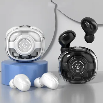 Безжични слушалки M26 TWS Bluetooth 5.3, Слушалки с двоен стерео шумопотискане, бас, сензорно управление, слушалки и дълги периоди на изчакване
