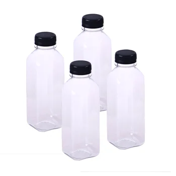 Бутилки за съхранение на Бутилки Празни капачки за вода Мини Многократна употреба капак за изцеждане на сок Контейнери Кутии за домашни любимци, Хладилник за напитки 8 унции Контейнер за напитки