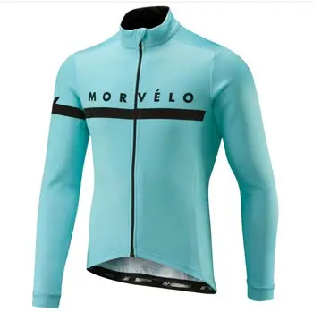 Велосипедна майк пролет/есен team Morvelo, мъжка велосипедна фланелка с дълъг ръкав, Ropa Ciclismo, мотор, облекло 2018