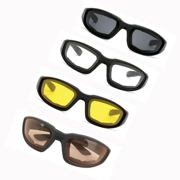 Ветроупорен слънчеви очила за скутери, Очила за каране на мотоциклет, Ветроупорен меки удобни прахозащитен очила за защита на очите