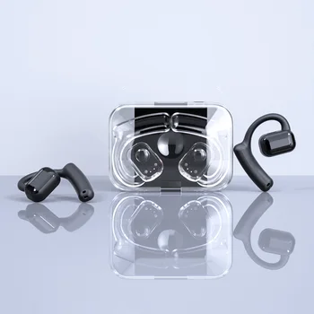 Висококачествени Bluetooth слушалки с заушниками за костна проводимост, спортни водоустойчиви слушалки
