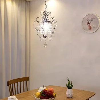 Висящи лампи Nordic блясъкът варира LED Кристални полилеи, Висящи лампа за Вътрешно осветление за дома, Хол с Трапезария и кухня, Спалня Декор