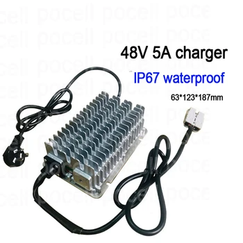 водонепроницаемое 48V 5A 58,4 V 5A Зарядно устройство 58,8 v 16S 5A зарядно устройство Smart Charger 56v 20s за литиево-йонна батерия lifepo4 LTO li ion липо
