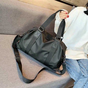 Водоустойчива чанта от плат Оксфорд, брандираната пътна чанта, дамска модерна чанта с голям Капацитет, спортни чанти за фитнес