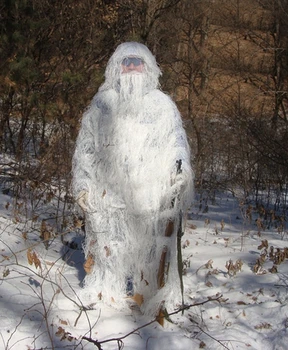 Военни фенове, камуфляжный костюм за лов на сняг, бяла градинска облекло за лов, костюм