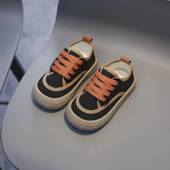 Вълшебна лента Детска матерчатая обувки фрагментированная детски обувки парусиновая обувки за момичета Обувки за малки момчета Спортни обувки