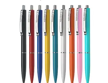 Германия, химикалка химикалка Schneider K15, цветни пръчици, гладка дръжка, 0,5 мм, връх от чиста мед