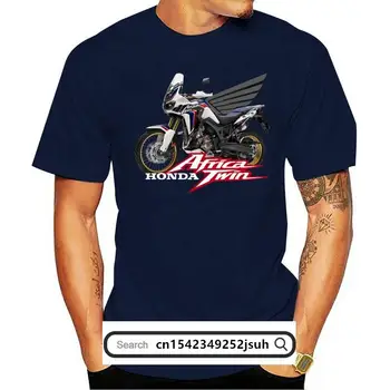 Гореща Разпродажба, Японски Мотоциклет Motorrad Africa Twin Tricolor Hobby Фен 2021, Ежедневни Стилна тениска в Ретро стил от 100% Памук