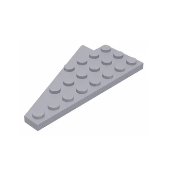 Градивни елементи, съвместими с LEGO 3934 Клин, плоча 8 x 4 дясното Крило Технически аксесоари MOC, детайли за монтаж, комплект тухли направи си САМ