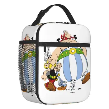 Дамски Чанта за обяд с изолация от Asterix И Obelix, Разменени Термосумка-хладилник Gaul Dogmatix, Чанта за Обяд, Плажна Чанта за Къмпинг, Чанта за Пътуване