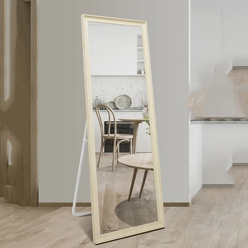 Декоративни огледала за всекидневната, ретро дизайн, Стоящ огледала за момичета в цял ръст, Подови Wohnzimmer Deko Аксесоари за дома