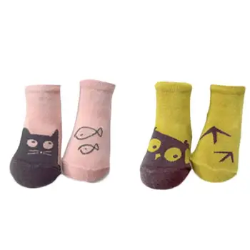 Детски чорапи, чорапи за новородени с гумена подметка, чорапи за новородени Унисекс с герои от анимационни филми, детски чорапи, мини чорапи Better