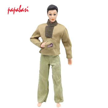 Един комплект ежедневието ръчно изработени дрехи за кукли принц, модерен екипировки за момчета 1/6, кукли firend ken, играчки, аксесоари